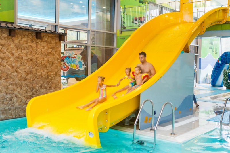 Šmykľavka v MiniMe Aqua fun v hoteli Sitno