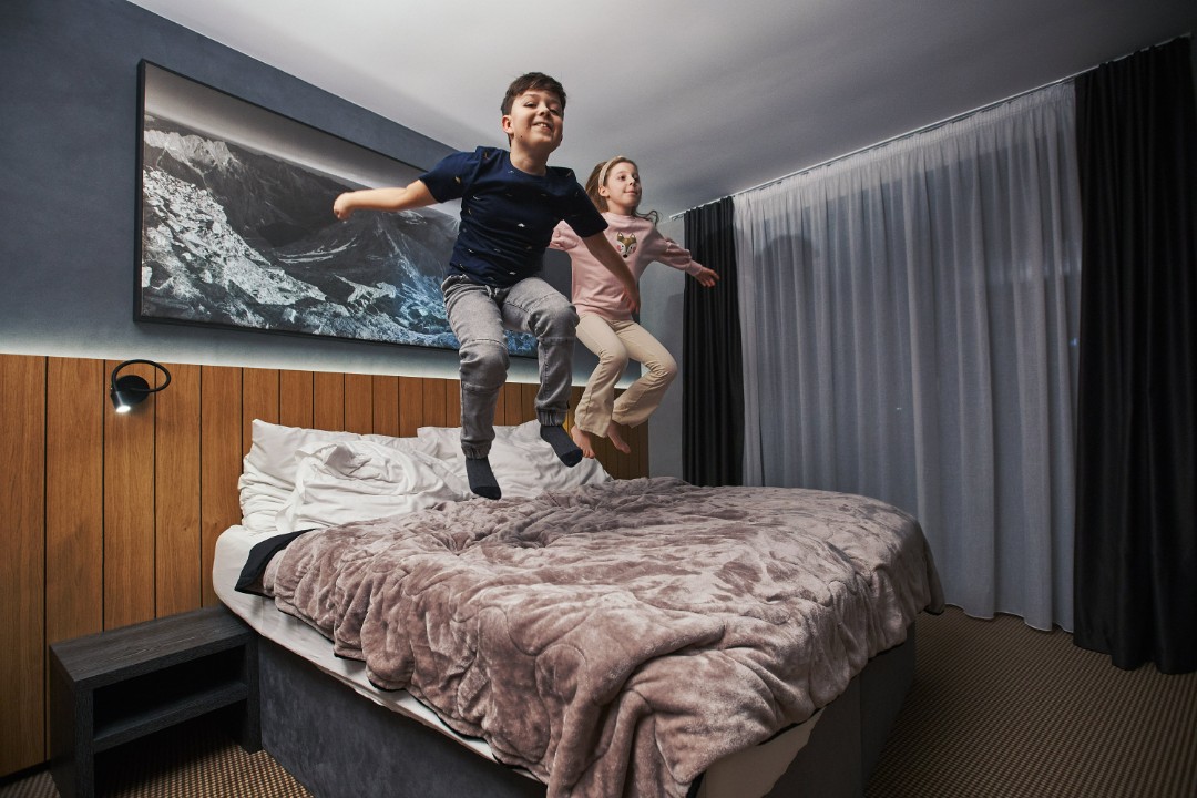 Stylishly furnished rooms